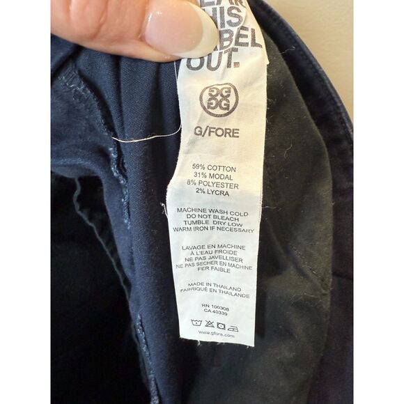 G/Fore Women's G4LS21B45 Size 4 Twilight Straight Leg Pant Tour 5 Pocket Stretch - Picture 11 of 11
